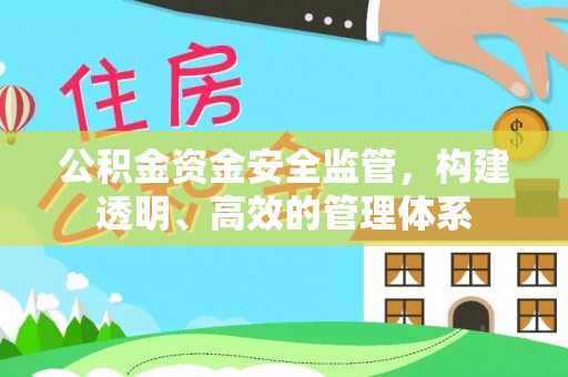 隆昌公积金资金安全监管，构建透明、高效的管理体系