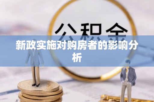 隆昌新政实施对购房者的影响分析