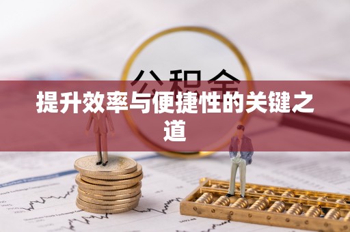隆昌提升效率与便捷性的关键之道