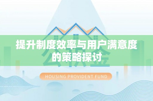 隆昌提升制度效率与用户满意度的策略探讨